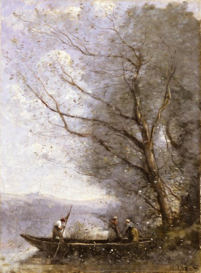 フェリーマン 作： Jean Baptiste Camille Corot